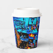 Workspace Lunch Art Papieren Bekers (Achterkant)