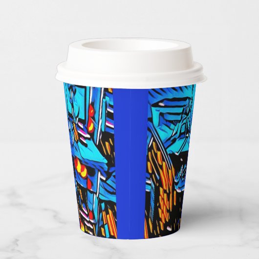 Workspace Lunch Art Papieren Bekers (Rechts)