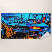 Workspace Lunch Art Strandlaken (Voorkant)