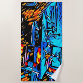 Workspace Lunch Art Strandlaken (Voorkant)