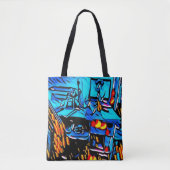 Workspace Lunch Art Tote Bag (Voorkant)