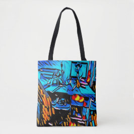 Workspace Lunch Art Tote Bag