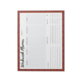 Workweek Planner Notitieblok (Linkerzijde)