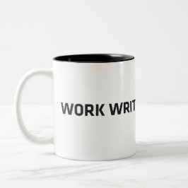 WorkWriteSubmitWait Tweekleurige Koffiemok