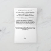 Workzone Awareness Week Trivia Card Kaart (Binnen)