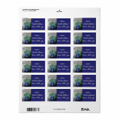 Worl Peace Return-adreslabel Etiket (Full Sheet)