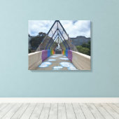 World2Celebrate: Dolores Rainbow Canvas Afdruk (Insitu (Houten vloer))