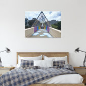 World2Celebrate: Dolores Rainbow Canvas Afdruk (Insitu (Slaapkamer))