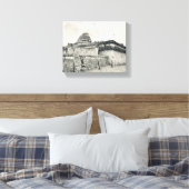 World2Celebrate: El Caracol, Chichén Itzá Canvas Afdruk (Insitu (Slaapkamer))