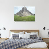 World2Celebrate: El Castillo, Chichén Itzá Canvas Afdruk (Insitu (Slaapkamer))