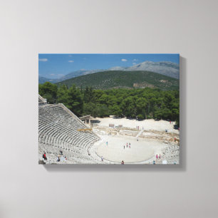 World2Celebrate: Epidavros Canvas Afdruk