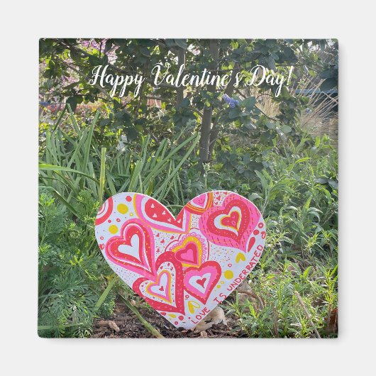 World2Celebrate: Fijne Valentijnsdag! Magneet (Voorkant)