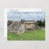 World2Celebrate: Groeten uit Chichén Itzá! Briefkaart (Voorkant / Achterkant)