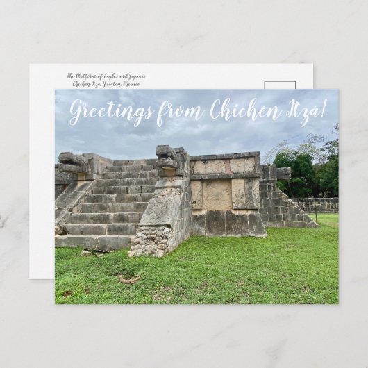World2Celebrate: Groeten uit Chichén Itzá! Briefkaart (Voorkant / Achterkant)