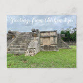 World2Celebrate: Groeten uit Chichén Itzá! Briefkaart (Voorkant)