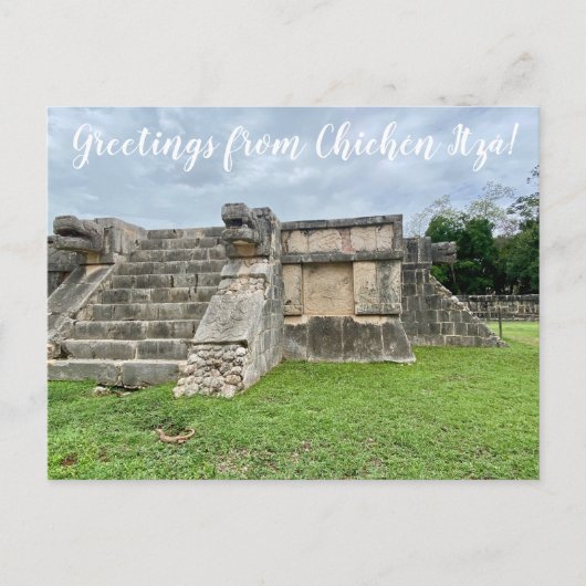 World2Celebrate: Groeten uit Chichén Itzá! Briefkaart (Voorkant)