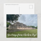 World2Celebrate: Groeten uit Chichén Itzá! Briefkaart (Voorkant / Achterkant)
