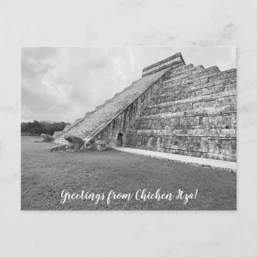 World2Celebrate: Groeten uit Chichén Itzá! Briefkaart (Voorkant)