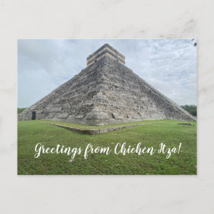 World2Celebrate: Groeten uit Chichén Itzá! Briefkaart