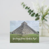 World2Celebrate: Groeten uit Chichén Itzá! Briefkaart (Staand voorkant)