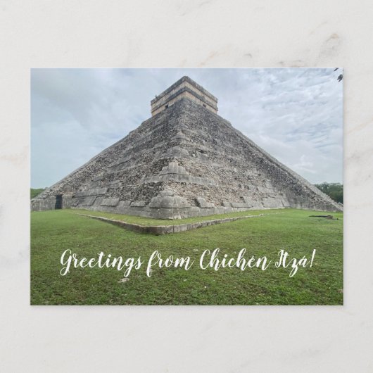 World2Celebrate: Groeten uit Chichén Itzá! Briefkaart (Voorkant)