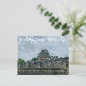 World2Celebrate: Groeten uit Chichén Itzá! Briefkaart (Staand voorkant)
