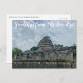 World2Celebrate: Groeten uit Chichén Itzá! Briefkaart (Voorkant / Achterkant)
