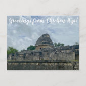 World2Celebrate: Groeten uit Chichén Itzá! Briefkaart (Voorkant)