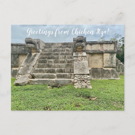 World2Celebrate: Groeten uit Chichén Itzá! Pos Briefkaart (Voorkant)