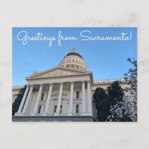 World2Celebrate: Groeten uit Sacramento! Briefkaart