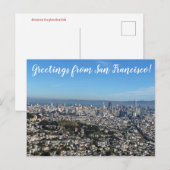 World2Celebrate: Groeten uit San Francisco! Briefkaart (Voorkant / Achterkant)