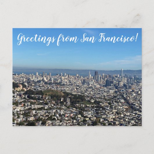 World2Celebrate: Groeten uit San Francisco! Briefkaart (Voorkant)