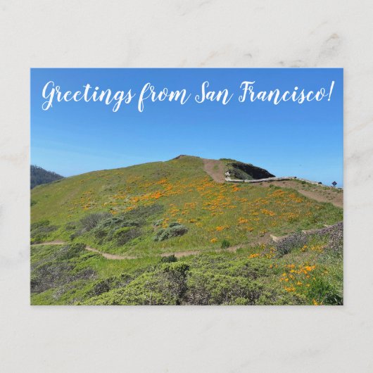 World2Celebrate: Groeten uit San Francisco! Briefkaart (Voorkant)