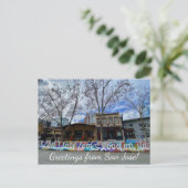 World2Celebrate: Groeten uit San Jose! Briefkaart (Staand voorkant)