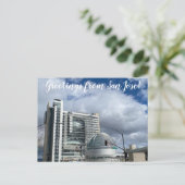World2Celebrate: Groeten uit San Jose! \ Briefkaart (Staand voorkant)