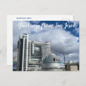 World2Celebrate: Groeten uit San Jose! \ Briefkaart (Voorkant / Achterkant)