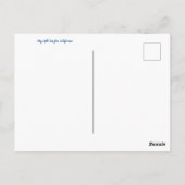 World2Celebrate: Groeten uit San Jose! \ Briefkaart (Achterkant)