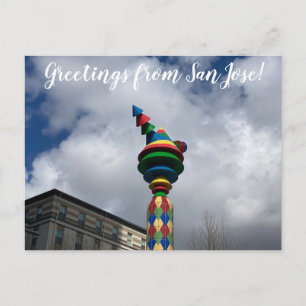 World2Celebrate: Groeten uit San Jose! Briefkaart