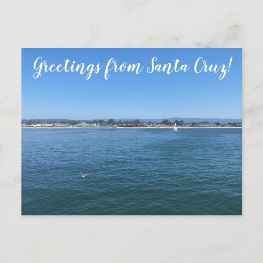 World2Celebrate: Groeten uit Santa Cruz! Briefkaart (Voorkant)