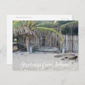 World2Celebrate: Groeten uit Tulum! Briefkaart (Voorkant / Achterkant)