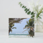 World2Celebrate: Groeten uit Tulum! Briefkaart (Staand voorkant)