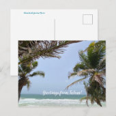 World2Celebrate: Groeten uit Tulum! Briefkaart (Voorkant / Achterkant)