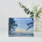 World2Celebrate: Groeten uit Tulum! Briefkaart (Staand voorkant)