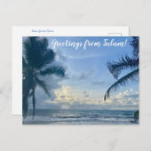 World2Celebrate: Groeten uit Tulum! Briefkaart (Voorkant / Achterkant)