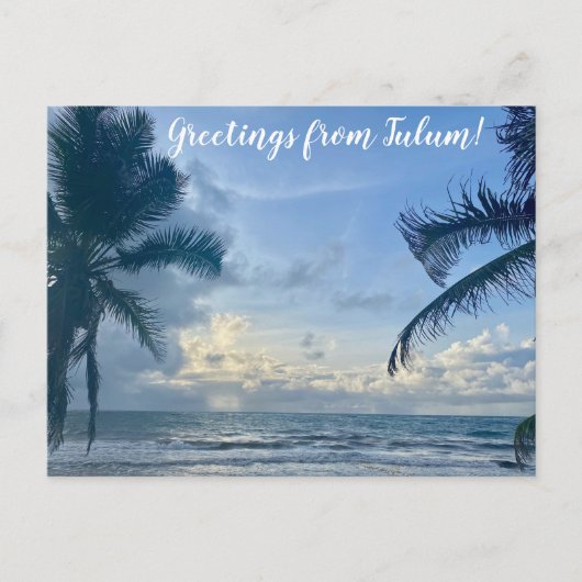 World2Celebrate: Groeten uit Tulum! Briefkaart (Voorkant)
