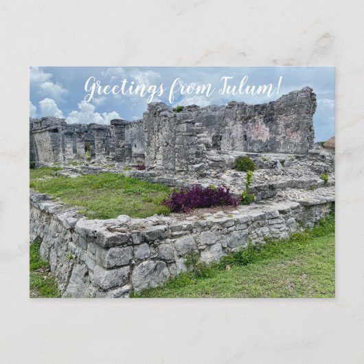 World2Celebrate: Groeten uit Tulum! Briefkaart (Voorkant)