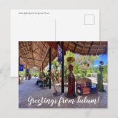 World2Celebrate: Groeten uit Tulum! Briefkaart (Voorkant / Achterkant)
