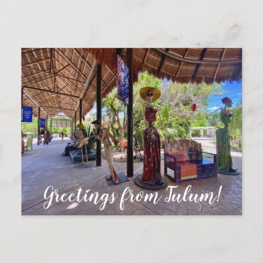 World2Celebrate: Groeten uit Tulum! Briefkaart (Voorkant)
