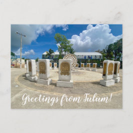World2Celebrate: Groeten uit Tulum! Briefkaart