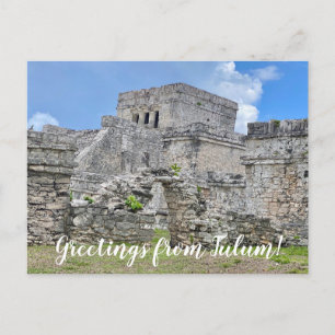 World2Celebrate: Groeten uit Tulum! Briefkaart